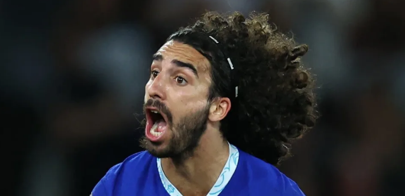 Marc Cucurella headband 