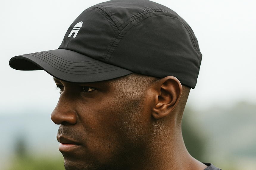 black running hat 