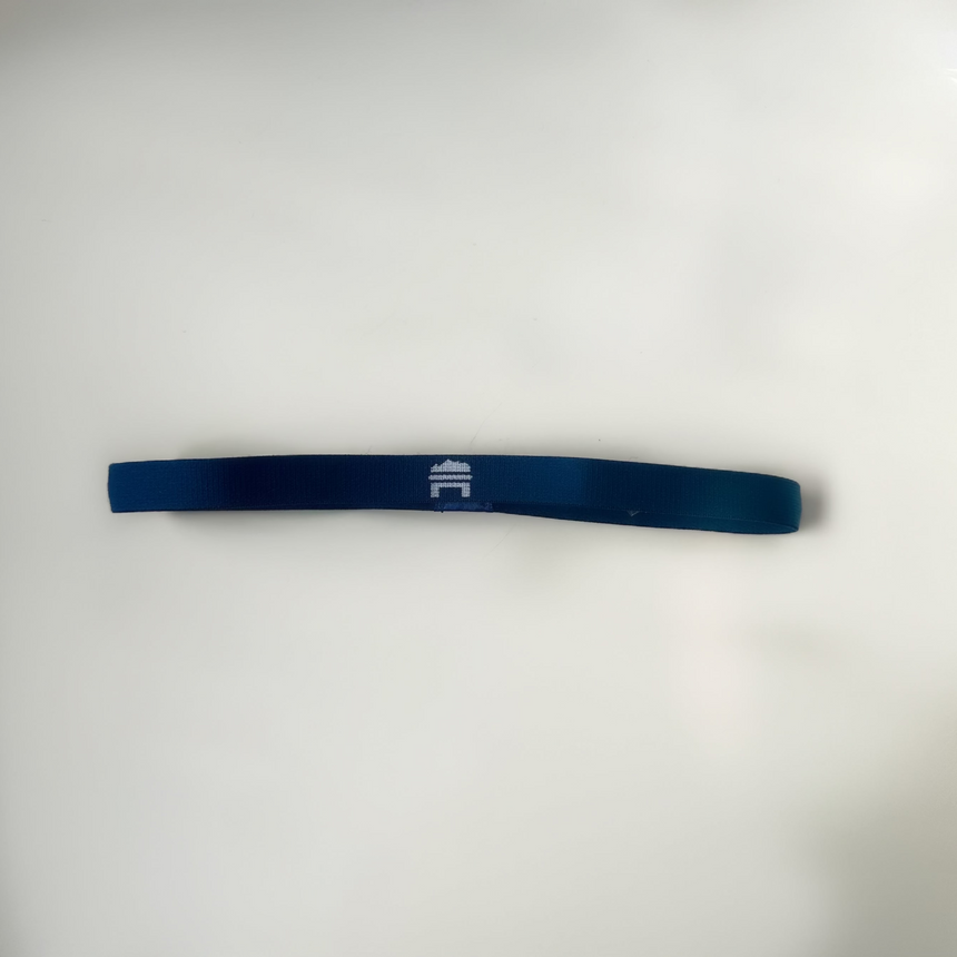 navy football headband 