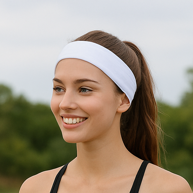 white headband 