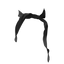 Black RPET Tie Up Headband