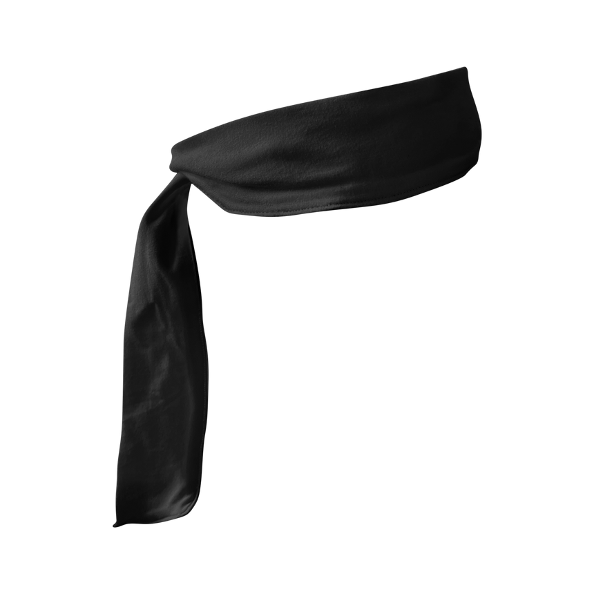Black RPET Tie Up Headband
