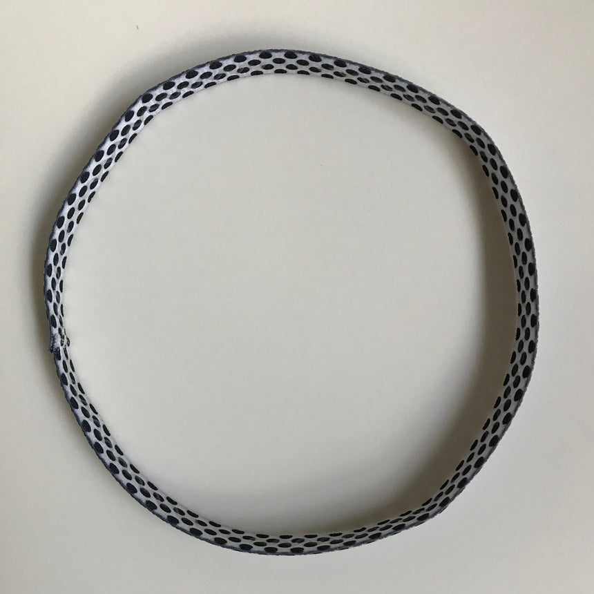 black and white cricket headband