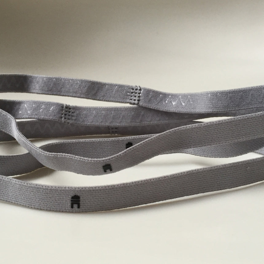 grey thin elastic hairband