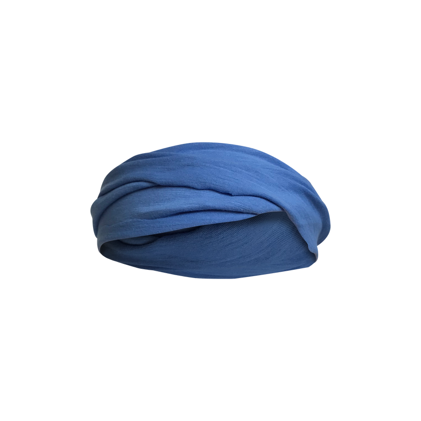 pale blue cotton headband